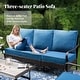 preview thumbnail 14 of 133, MAISON ARTS 4 Pieces Rattan Wicker Patio Furniture Set with Swivel Chairs and Coffee Table for Outdoor Spaces