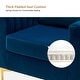 preview thumbnail 42 of 43, Ganymedes Modern Velvet Accent Arm Chair with Golden Legs by HULALA HOME