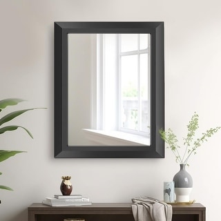 Tempered Glass and Aluminum Alloy Framed French Cleat Mounted Wall Mirror