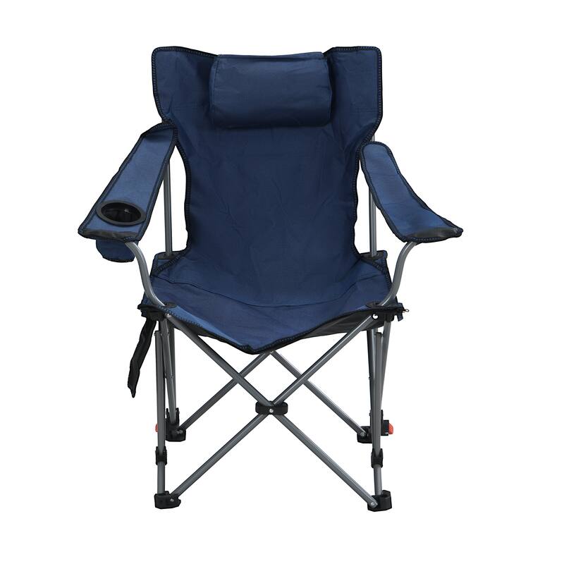 Outdoor Camping Chairs Folding/Portable/Adjustable Reclining Chair(Three-Level Adjustment), Side Pockets & Cup Holder,Carry Bag