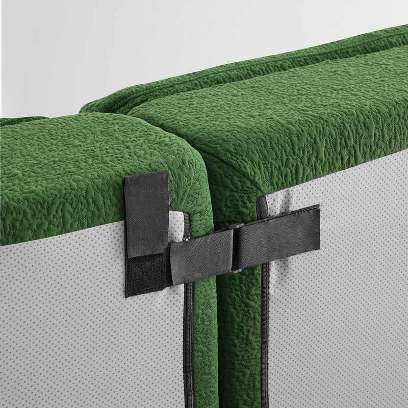 Spruce & Spring Compressed Modular Sectional Boneless Sofa for Living Room