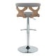 preview thumbnail 134 of 141, Carson Carrington Viby Adjustable Bar Stool with Rounded T Footrest (Set of 2)