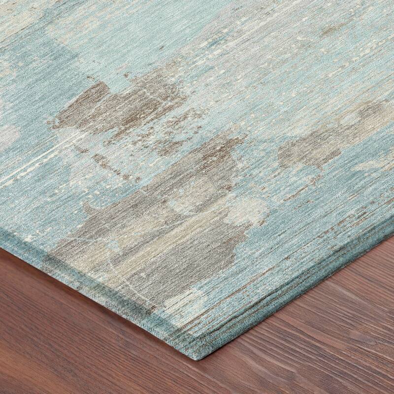 Machine Washable Indoor/ Outdoor Chic Veta Chantille Rug