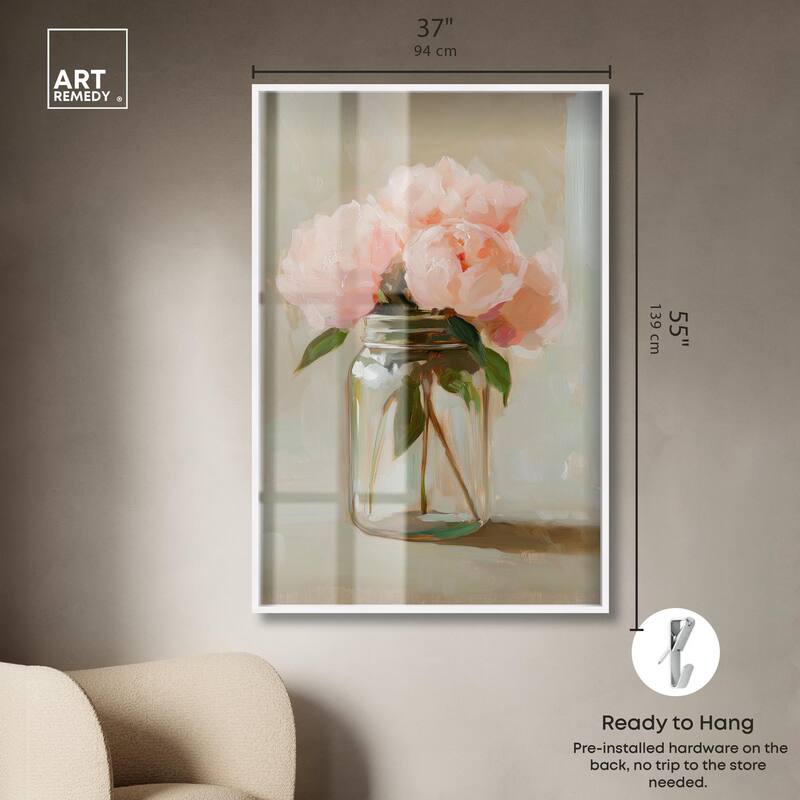 Jar of Petals Shadowbox by Art Remedy