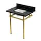 Option Black Granite / Brushed Brass