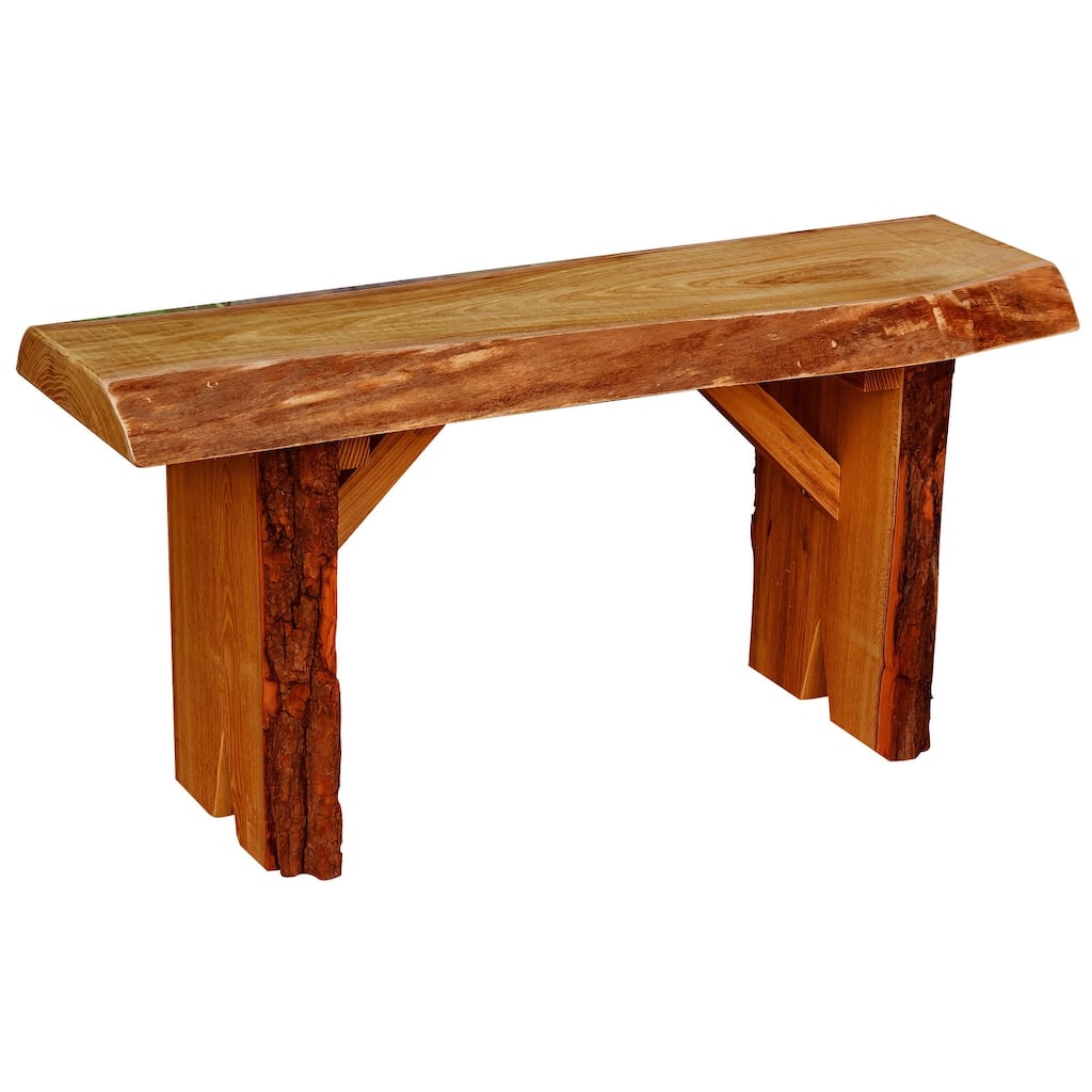 Live Edge Locust Wood 3' Wildwood Bench