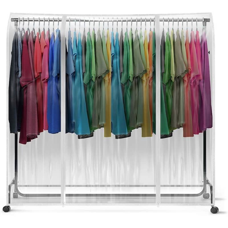 Sorbus Clear Garment Rack Cover (6 Ft)