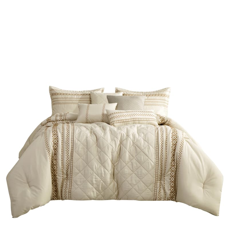 Kara Luxury 7 Piece Comforter Set