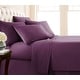 preview thumbnail 18 of 28, No-slip Ultra-soft Deep Pocket 6-piece Bed Sheet Set California King - Purple