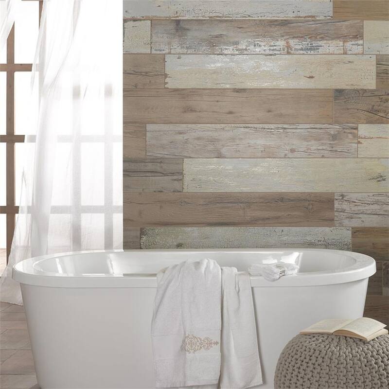 Merola Tile Unique 6" x 35.86" Porcelain Floor and Wall Tile