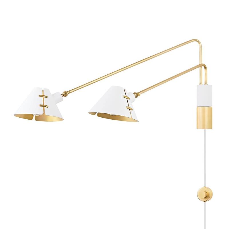Amboy 4 Light Wall Sconce Aged Brass