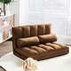 preview thumbnail 27 of 61, Costway Foldable Floor Sofa Bed 6-Position Adjustable Lounge Couch