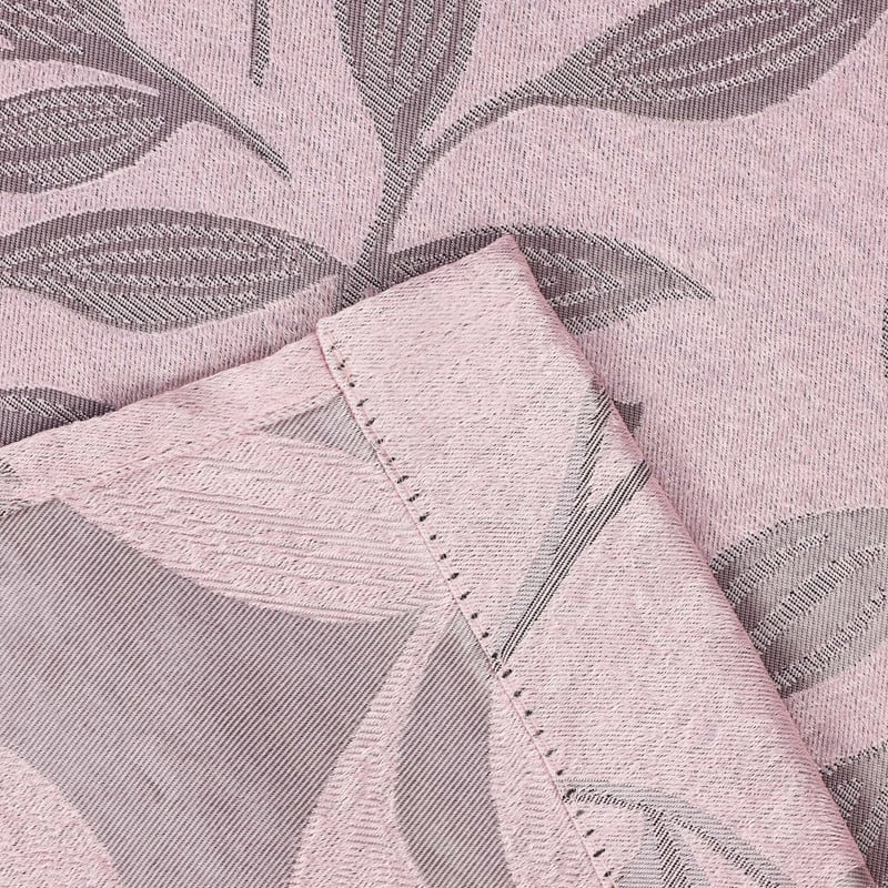 Superior Modern Bohemian Leaves Room Darkening Curtains with Grommets