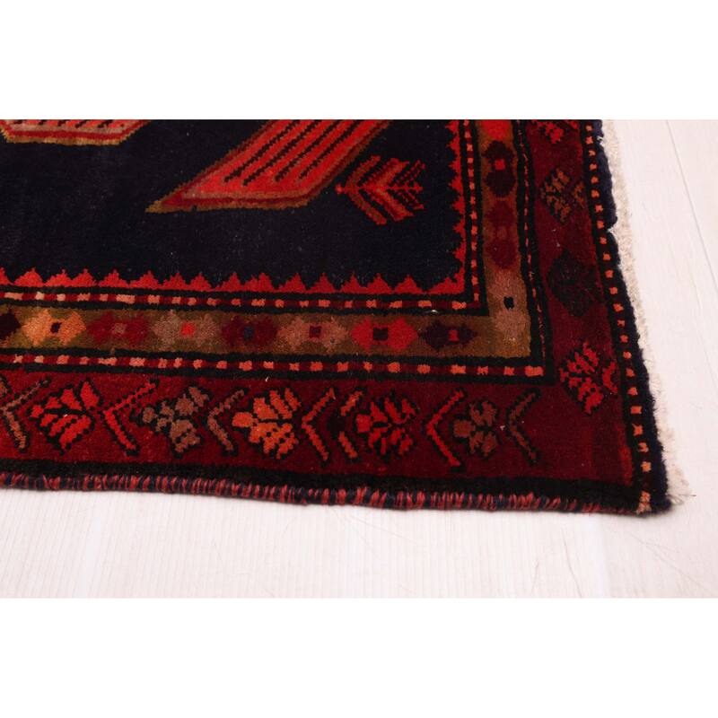 ECARPETGALLERY Hand-knotted Konya Anatolian Dark Navy Wool Rug - 4'2 x 6'11