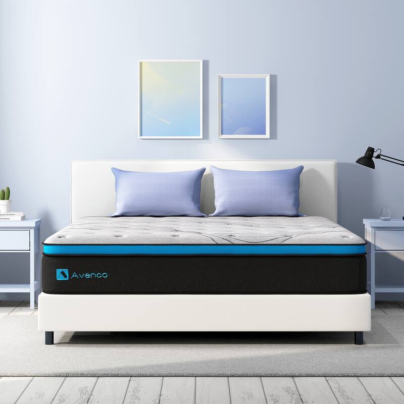 Avenco 10" Medium Pillow Top Hybrid Mattress - King