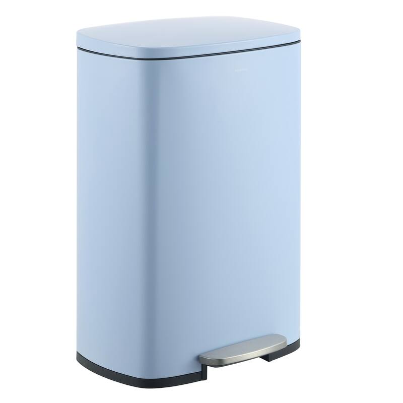 happimess 13-Gallon Trash Can with Soft-Close Lid and FREE Mini Trash Can