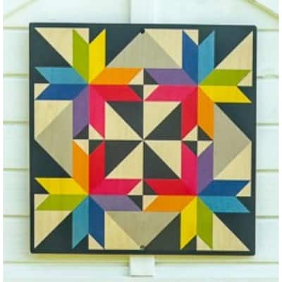 Zylina Greenhouse & Garden Art - Rainbow Colors Quilt