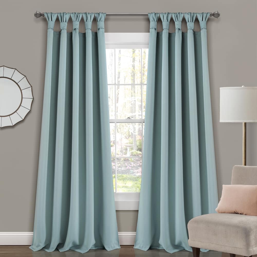 The Gray Barn Blazing Pitchforks Blackout Window Curtain Panel Pair