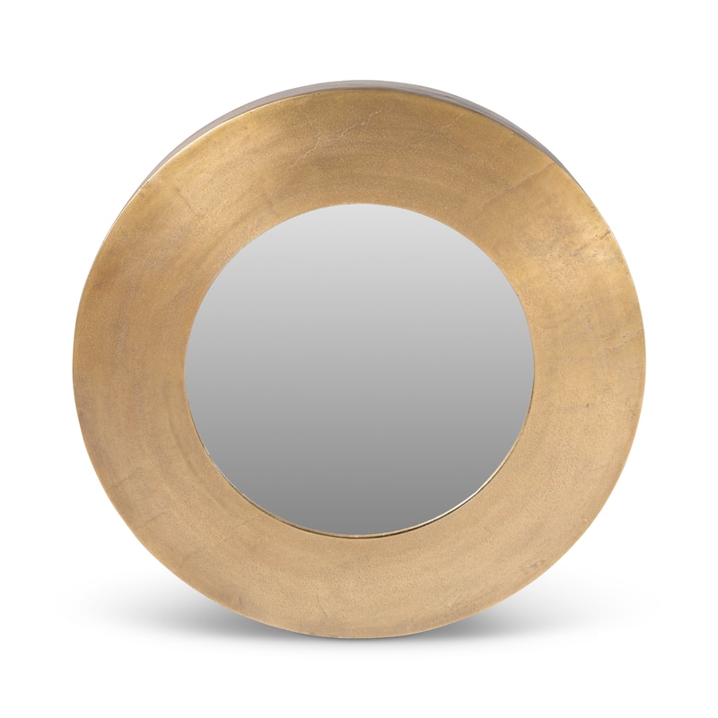 Elements Rahi Mirror - Antique Brass