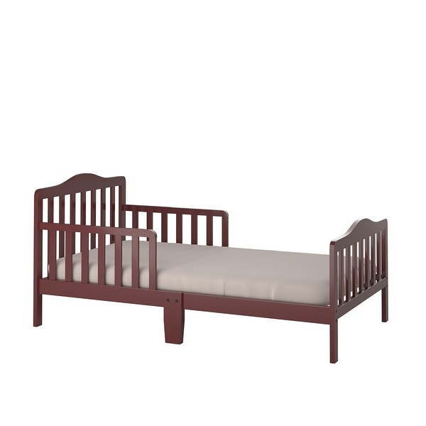 brown toddler bed