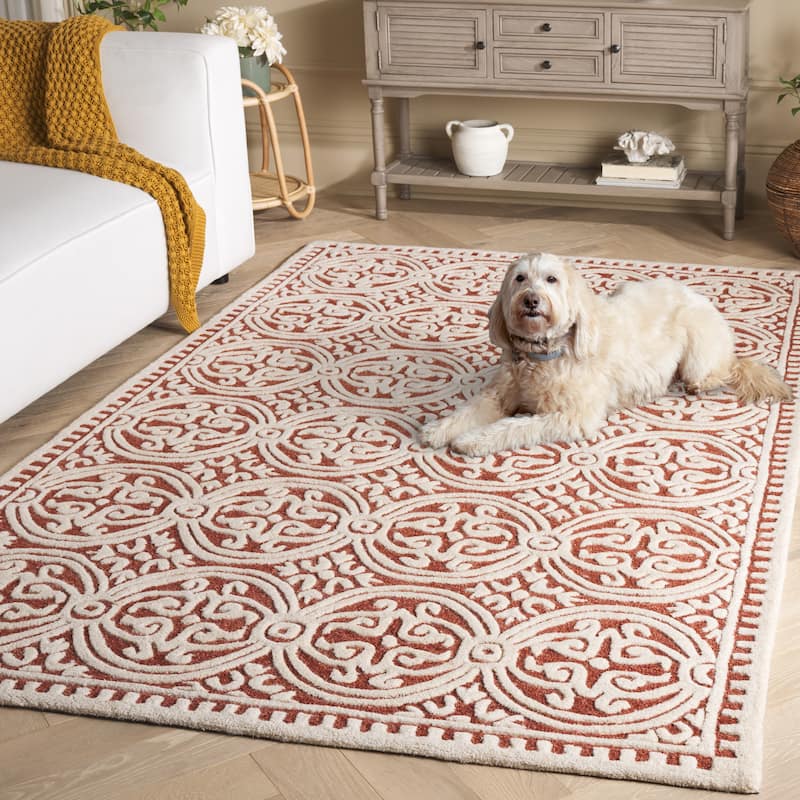 SAFAVIEH Handmade Cambridge Myrtis Moroccan Wool Rug