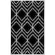SAFAVIEH Adirondack Benilda Modern Geometric Rug - 2'6" x 4' - Black/Ivory