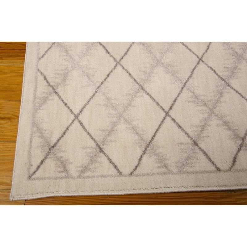 Nourison Tranquility Area Rug - 2' 2" x 7' 6" - Ivory - Runner/Rectangle