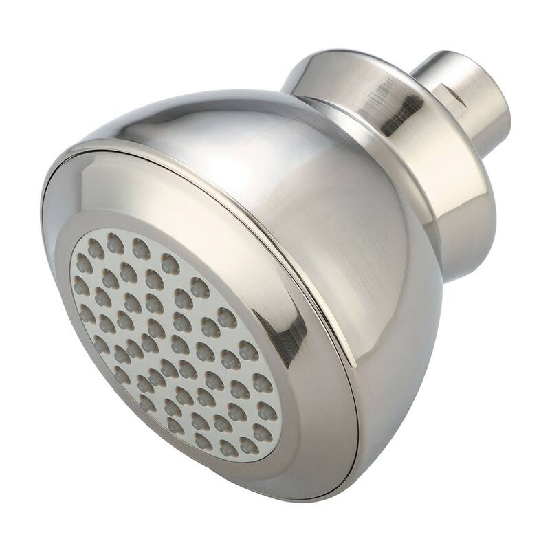 Pioneer Faucets P-Accessory 1.5 GPM Single Function Shower Head with - Brushed Nickel