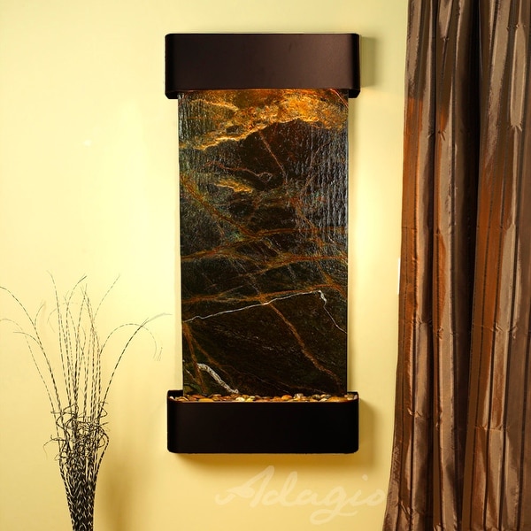 Cascade Springs Fountain - Blackened Copper - Rounded Edges - Choose Options