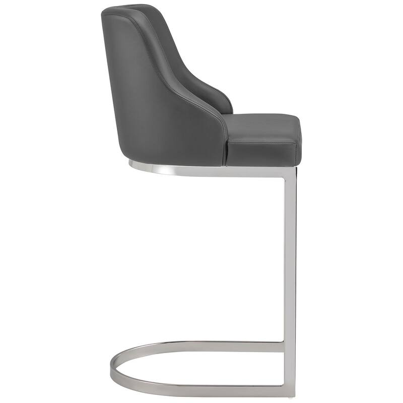 25.8'' Velvet/Leather Counter Height Bar Stools, Set of 2/3 - 36.6"H x 18.9"W x 20.5"D