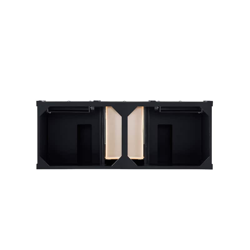 James Martin Vanities Brittany 60" Double Vanity, Black Onyx