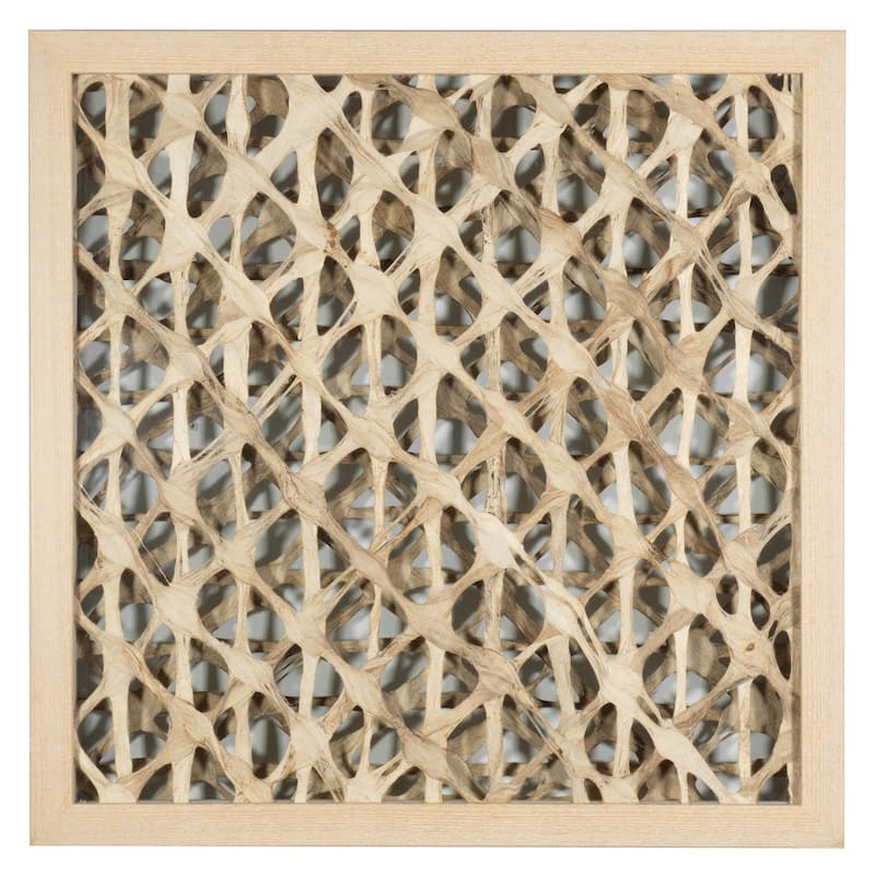 HUJI Papier-mache Shadow Box Wall Decor - Style B