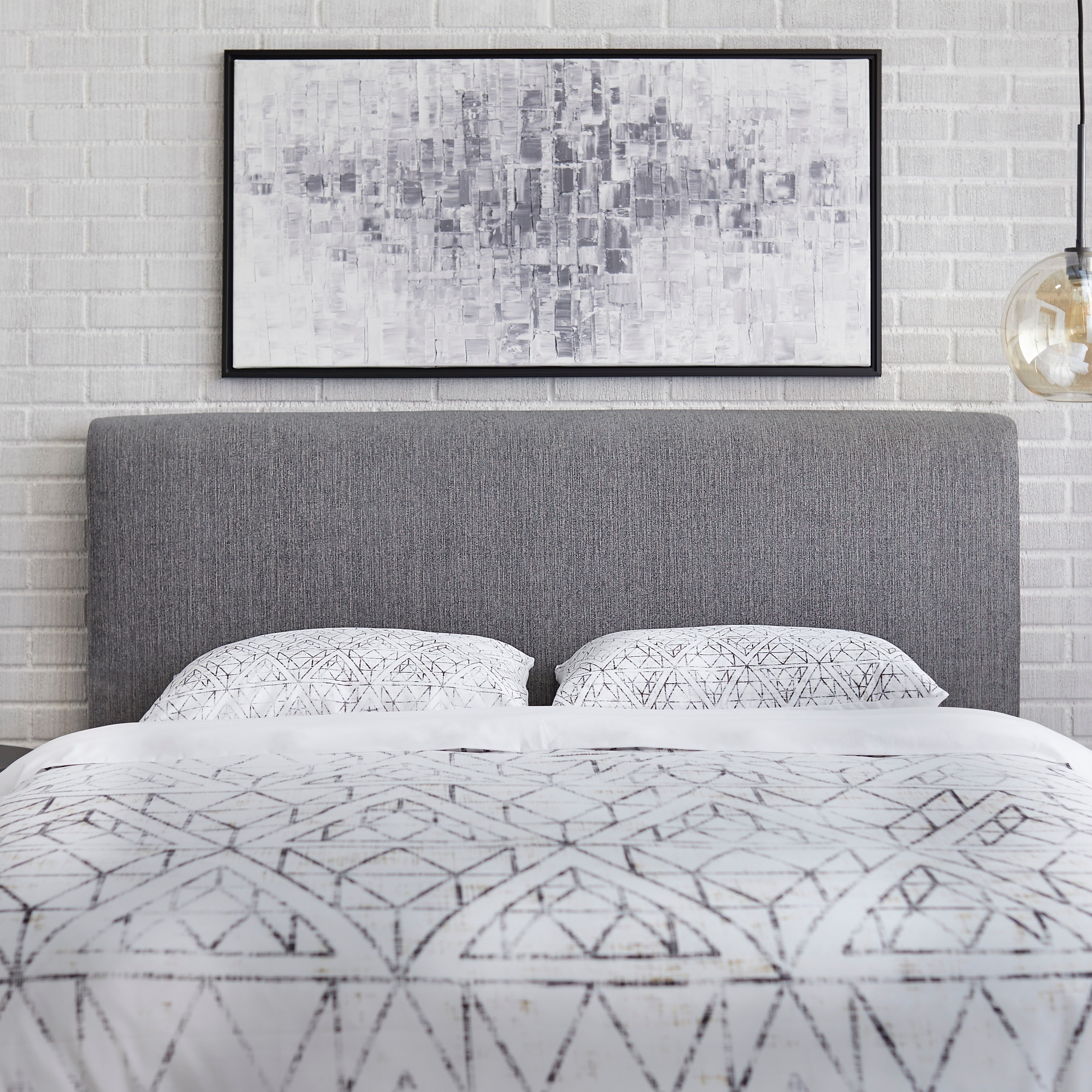 Lifestorey Emery Upholstered Queen Headboard
