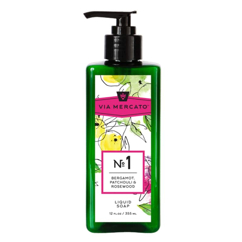 Via Mercato Liquid Hand Soap No 1 - Bergamot Patchouli & Rosewood
