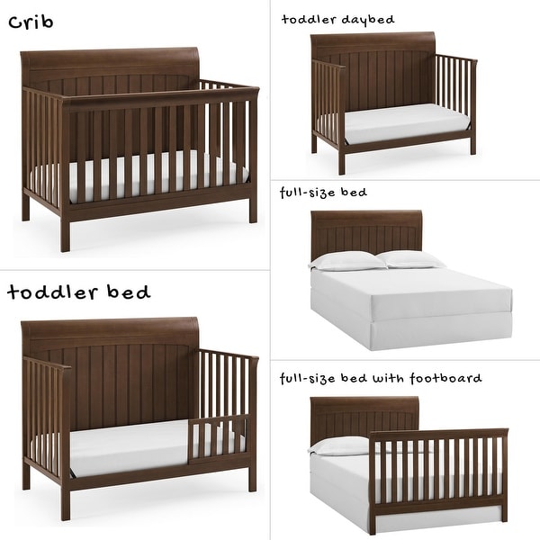 sleigh bed crib convertible