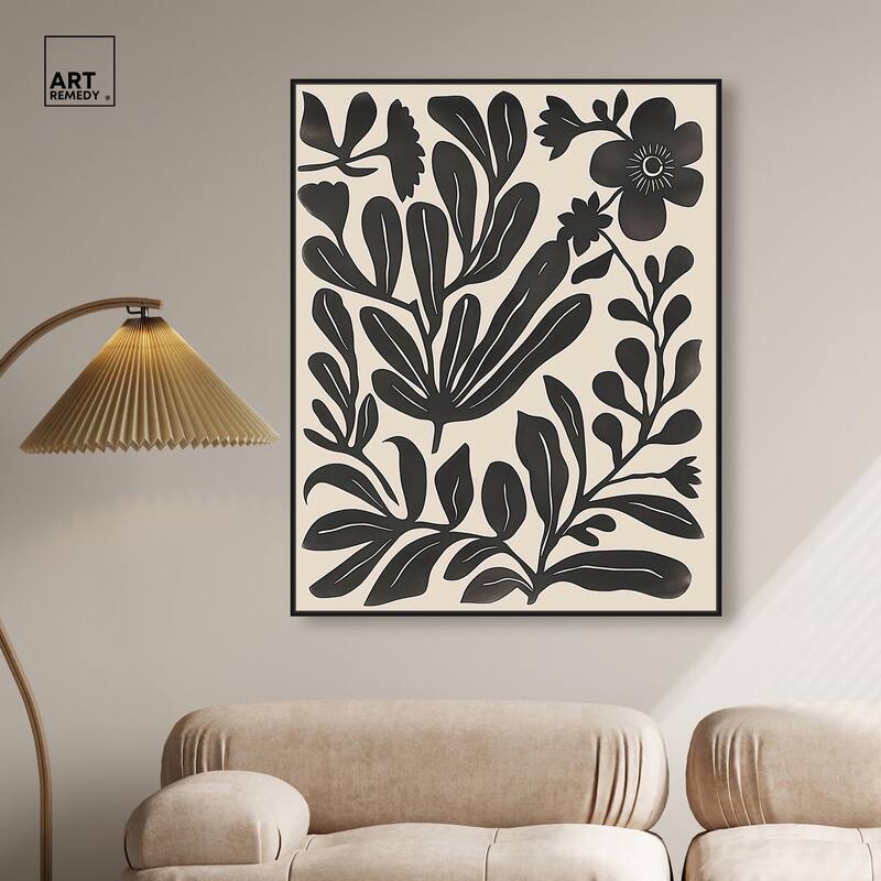 Ebony Eden Essence II Canvas by Art Remedy