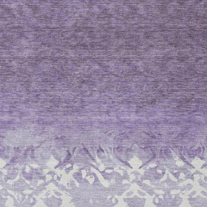 HomeRoots Damask Transitional Rectangle Outdoor Rug