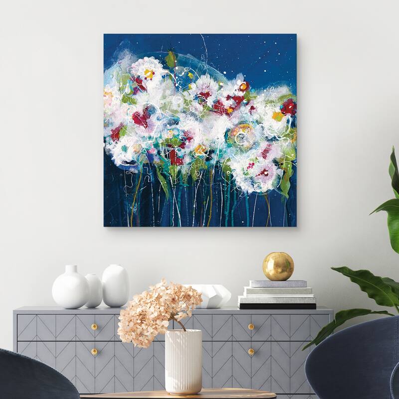 Garden Party I Crop by Jan Griggs Canvas Art Print