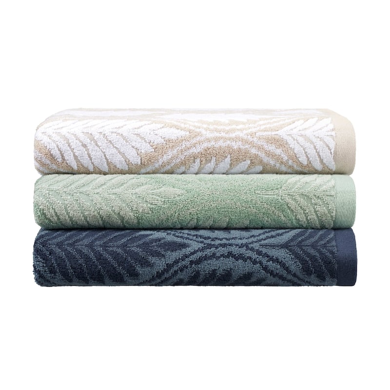 Martex Restore Fern Ogee Sage Bath Towel