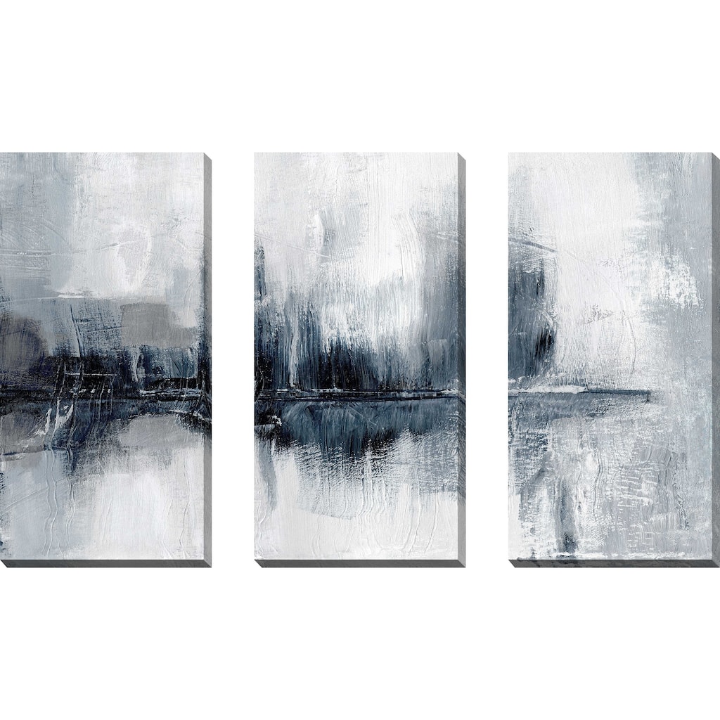 "Indigo Harbor Lights" by Nan 2 3 Piece Set on Canvas