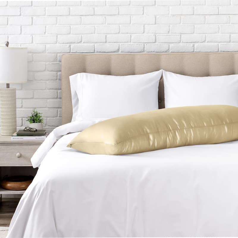 Bare Home Mulberry Silk Body Pillowcase, 19 Momme Silk