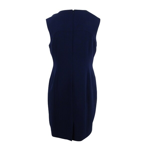 tahari orange dress