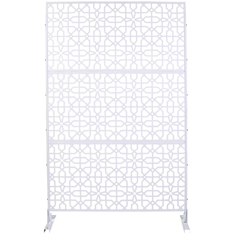 Outdoor & Indoor Freestanding Privacy Screen Privacy Screen 76"H×48"W