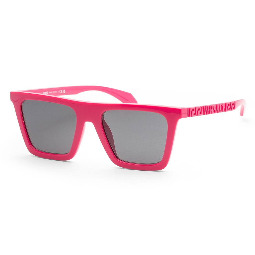 Versace Men's 53mm Fuschia Flourescent Sunglasses