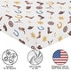 preview thumbnail 5 of 4, Sweet Jojo Designs Boho Western Cowboy Boy Fitted Crib Sheet - Blue, Bohemian, Vintage Wild West, Cow Boy Boots, Southern Charm