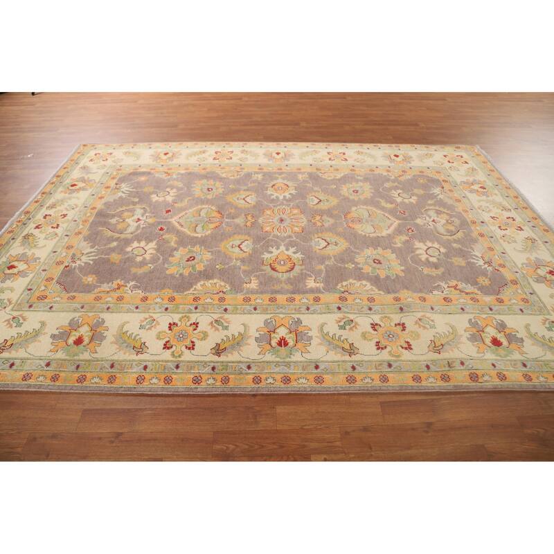 Kazak Area Rug Hand-Knotted Bedroom Wool Carpet - 6'8" x 9'10"