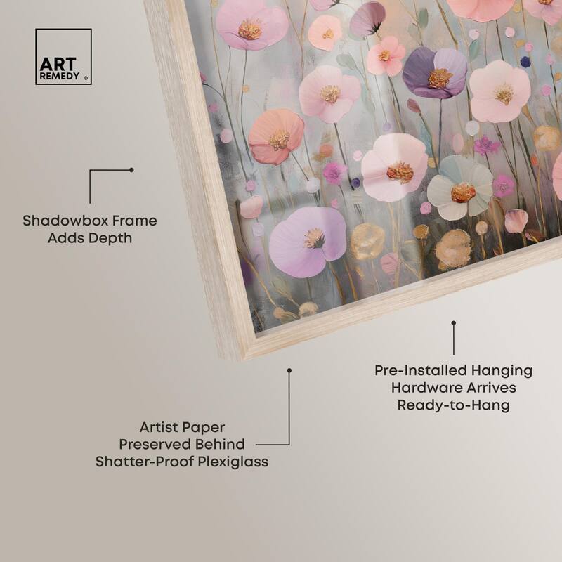 Tiny Blooms II Shadowbox by Art Remedy