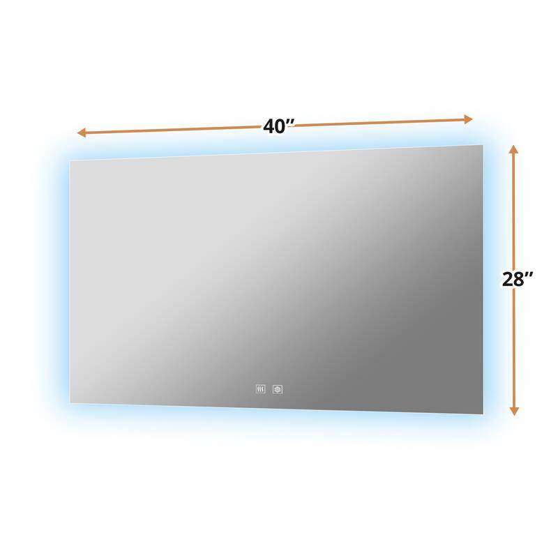 Vellum LED Bathroom Vanity Mirror - N/A