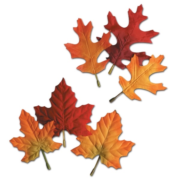 Club Pack 288 Assorted Fall Fun Festive Autumn Leaves Cutout Decorations 5 5 N A