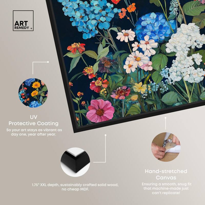 Twilight Blossoms II Canvas by Art Remedy